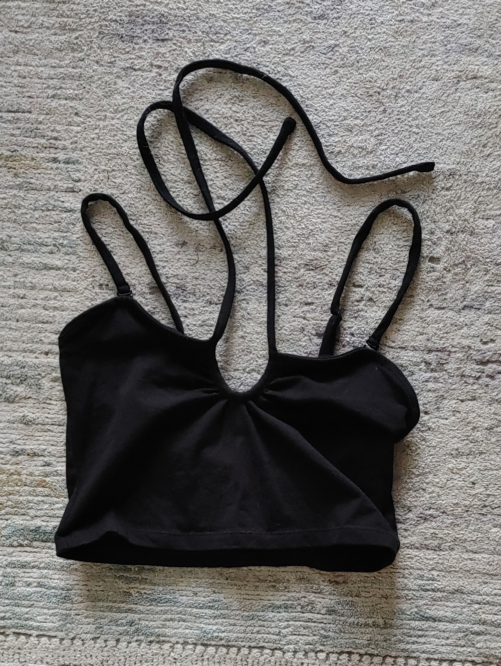 ☀️2 For 15! AEO Keyhole Strappy Halter Crop Top